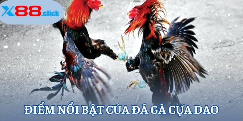 Điểm nổi bật của Đá Gà Cựa Dao